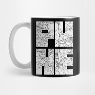 Pune, Maharashtra, India City Map Typography - Light Mug